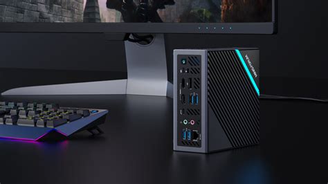 mini pc with gpu slot|Minisforum Unveils AMD Ryzen Mini PC with External .